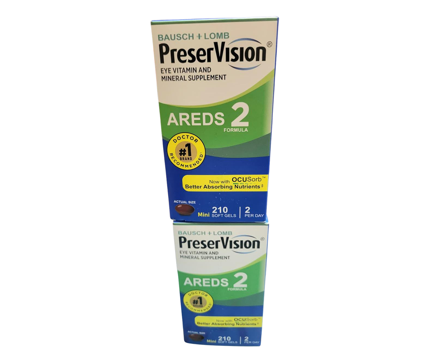 PreserVision AREDS 2 stacked boxes